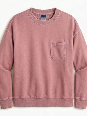 Old Navy Sweatshirt XXL Dusty Rose Pocket Crewneck Pullover Women